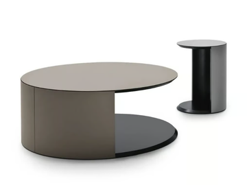 PAPIER - Round low wooden coffee table by i 4 Mariani - view 3